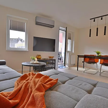 Sunset - Przytulna Kawalerka Przy Deptaku, Centrum Miasta, Port, Kawiarnie, Restauracje